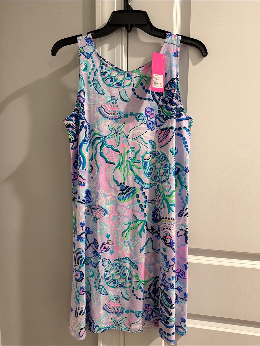 Lilly Pulitzer Sleeveless Sea Turtle Print Shift Dress - NWT Size S